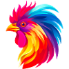 Rooster's head