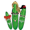 Disguise,dragqueen,wig,cucumber trio, cucumber