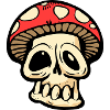 Skull Mushroom Comic