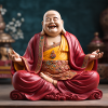 Radiant Bliss: The Smiling Buddha