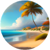 On the beach