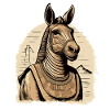 Rho l'âne Egyptien