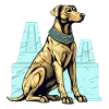 Axo the Egyptian dog