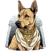Rik the Egyptian dog