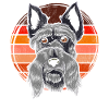 Retro Scottish Terrier