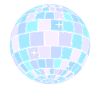 Dänische Pastell-Ästhetik Disco-Ball