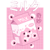 Weirdcore Estetisk Japansk Kawaii Söt Mil