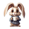 Hase am Morgen