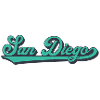 San Diego Script Retro Wave