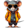 Urban Rodent: Streetwise Mouse Vibes
