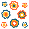 70s Flower Pattern