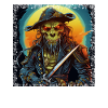 Undead Alien Pirate Captain Grunge