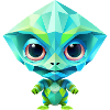 Polygone vert extraterrestre extraterrestre