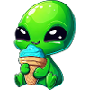 Alien Alien Ice Blue Green