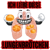 T Shirt Lungenbrötchen Zigaretten