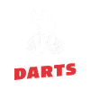 Dart Dartspieler Rollstuhl