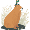 Capybara & Frog