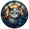 Bambino Cat Breed Aquarelle Verre