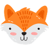 Süßer Fuchs Skandi Stil