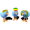 Three little Reggae Birds