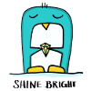 Shine bright - Penguin with diamond