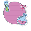 Customizable back-to-school stickers