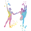 Ballet Dance Couple Woman Ballerina