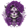 purple catrina
