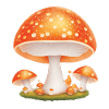 orange mushroom