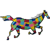 Buntes Pferd