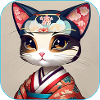 Cute asian lucky cat
