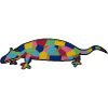 Buntes Krokodil