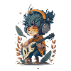 Boy with guitar