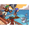 Pirate Kid Walking The Plank