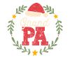 Pigiama abbinato alla famiglia di Natale del nonno Babbo Natale