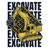Excavate Raupenbagger Bagger Seilbagger