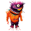 Monstre néon