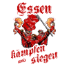 Essen kämpfen und siegen