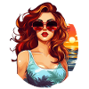 Fille de plage