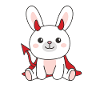 Bunny Happy Halloween Devil Costume