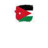 Jordanien Vintage Jordanska Flagga Jordanska