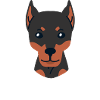 Ok wau mit Doberman Hundeliebhaber