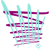 Graffiti lines zigzag
