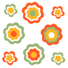 70s Flower Pattern