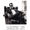 Mafia with sunglasses "Gangster Life"