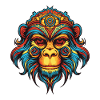 Monkey Portrait