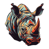 Rhinoceros Portrait
