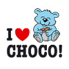 Little bear loves chocolate