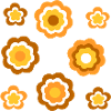 70s Flower Pattern Retro