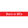 Born in the 80s